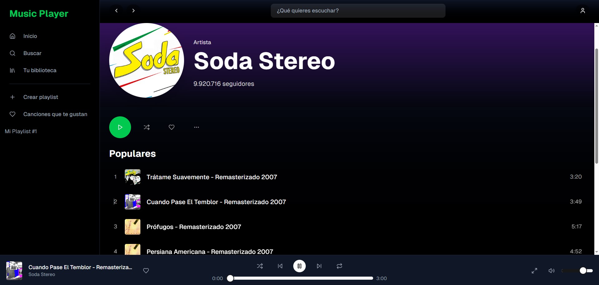 Reproductor de musica 1