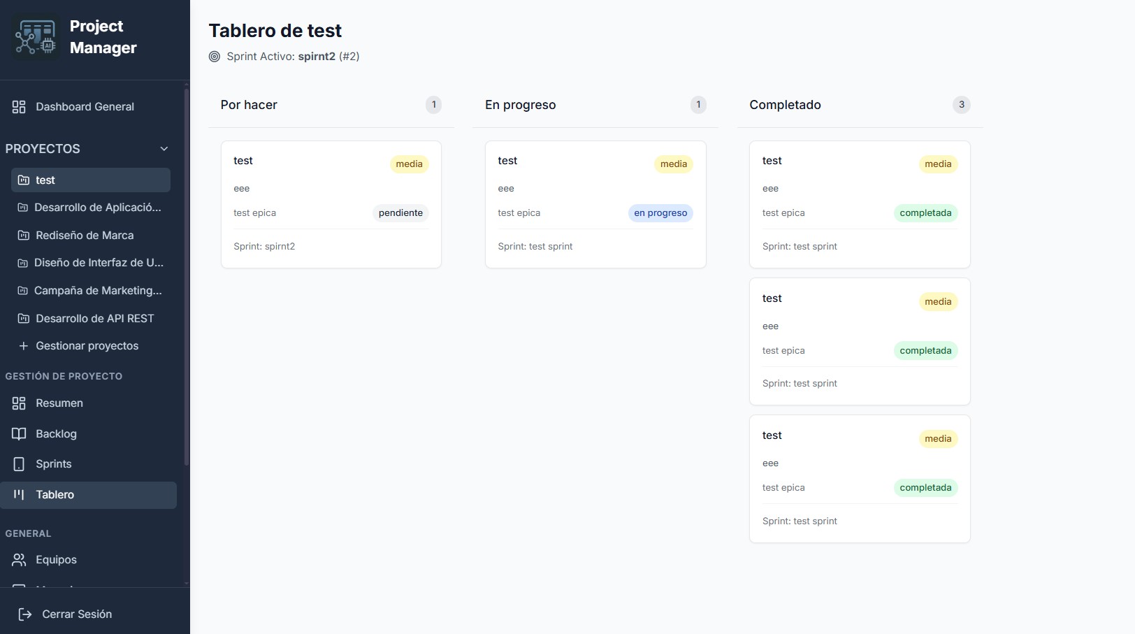 Gestor de Proyectos 2