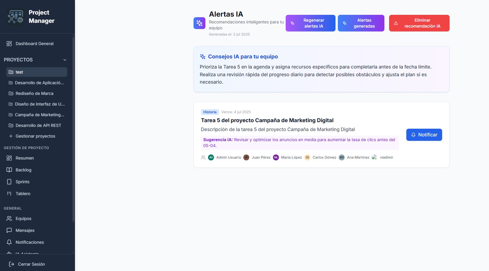 Gestor de Proyectos 4